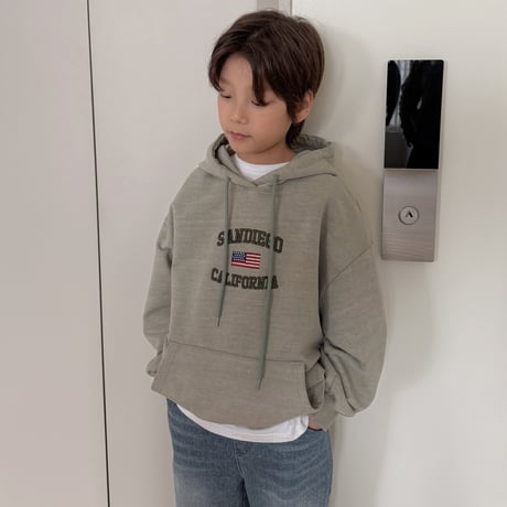 fromi/50. pigment sandy embroidery hood JS-JL
