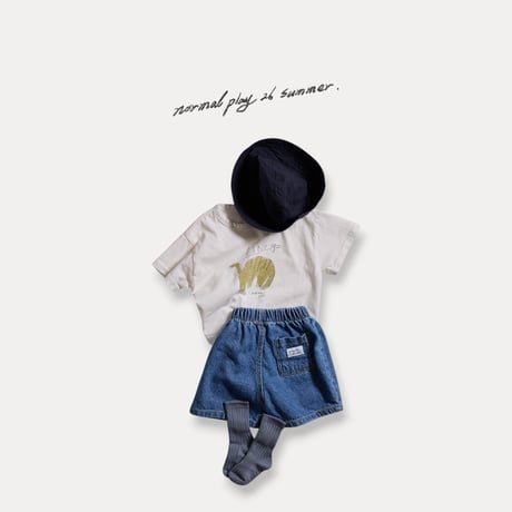 normalplay/21. Die half t T-shirt 12M-XL