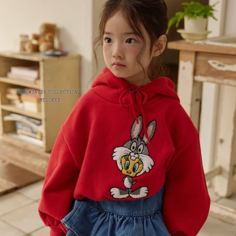 melikey/34. Twe bunny T hood JS-JM