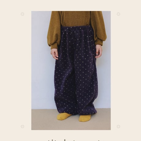monatelier/7. peuty dot pants S-2XL