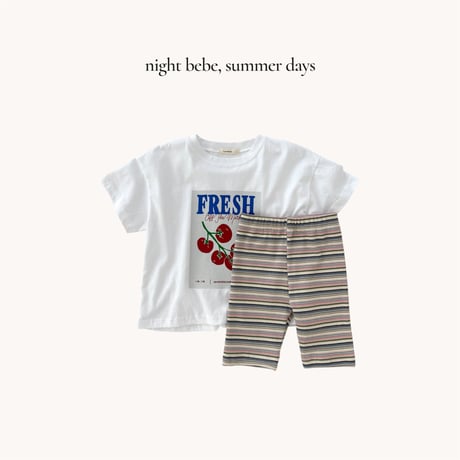 nightbebe/6. cherry T-shirt XS-XL