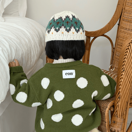 con_/31. snowman cardigan 1(66-77CM)-4(97-107CM)