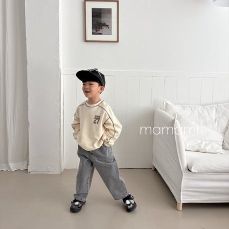 mamami/26. 27 stitch man-to-man XS-XL