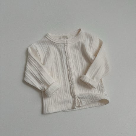 minirobe/6. Eyelet Cardigan  S-XL