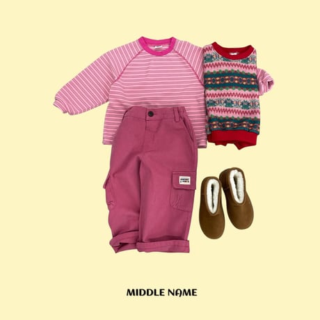 middlename/55. raglan dangara T-shirt S-XL