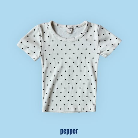 pepper/34. dot T-shirt XS-XL