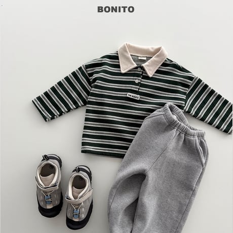 bonito/43. st choco collar T-shirt 12M-XL