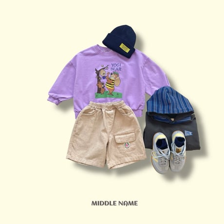 middlename/14. bear man-to-man S-XL