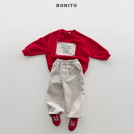bonito/61. remember button man-to-man 12M-XL