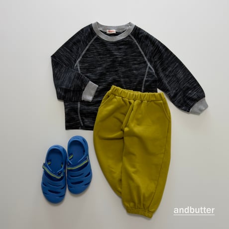 andbutter/45. Slub Line T-Shirt S-XL
