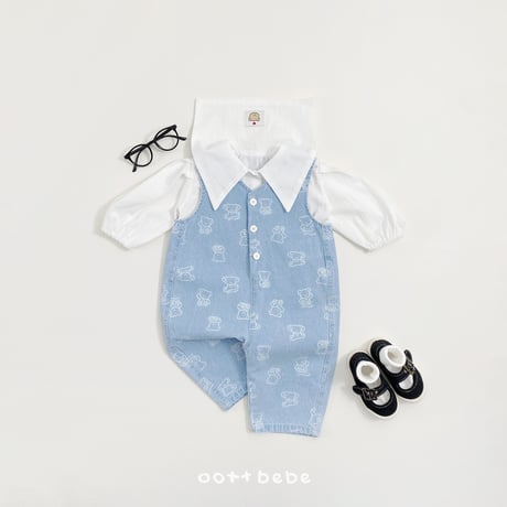 oottbebe/65. Airy collar blouse XS(1-2Y)-XL(6-7Y)