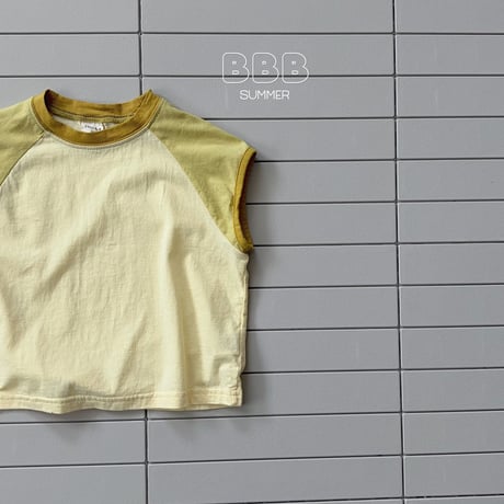 bellabambina/95. over two color rappa T-shirt XS-XL