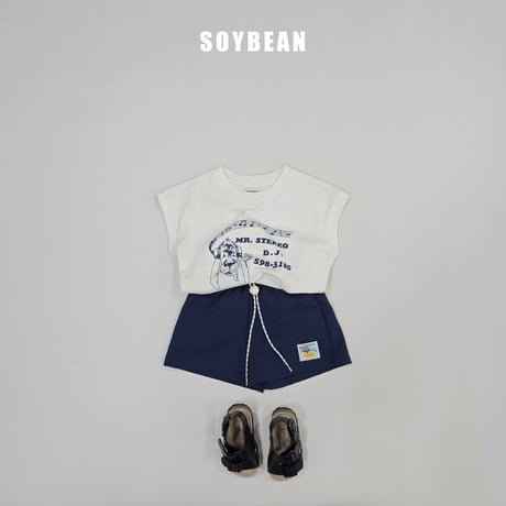 soybean/154. plan ) Binji music sleeve T-shirt JS-JM