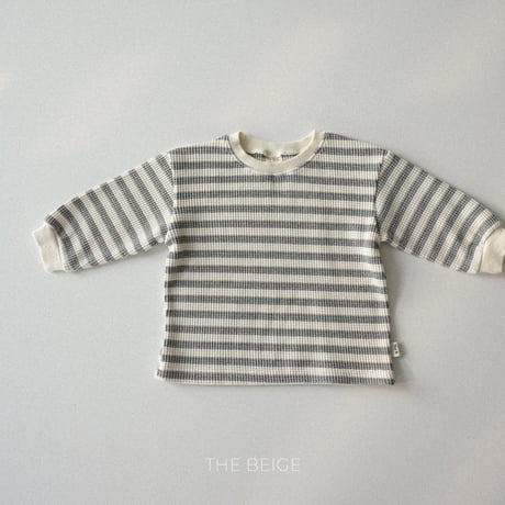 thebeige/12. Waffle long sleeve T XXS-L
