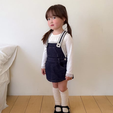 bananaj/9. lace overalls one-piece XS-JS