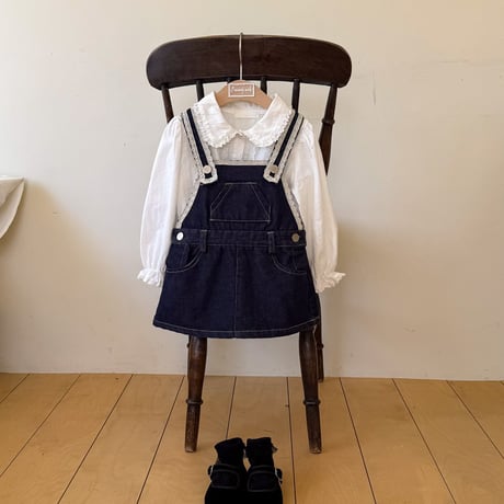 bananaj/9. lace overalls one-piece XS-JS