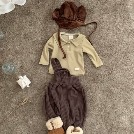 bebeholic/34. collar T-shirt S(3-6M)-XL(18-24M)