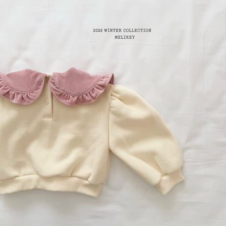 melikey/29. cherry collar man-to-man XS-XL