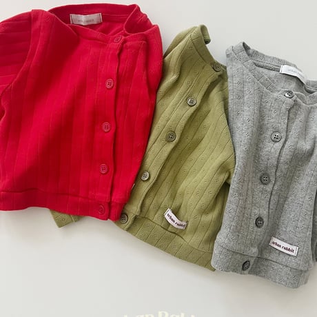 urbanrabbit/52. Melville Eyelet Cardigan XS-XL