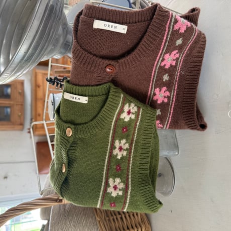 oren/36. fullurre knit vest S-XL