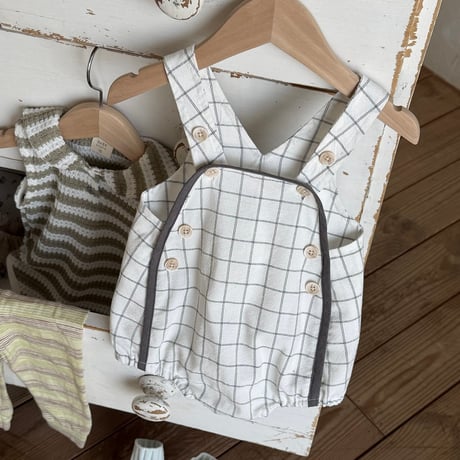 bebeholic/13. cookie overalls bloomer S(3-6M)-L(12-18M)