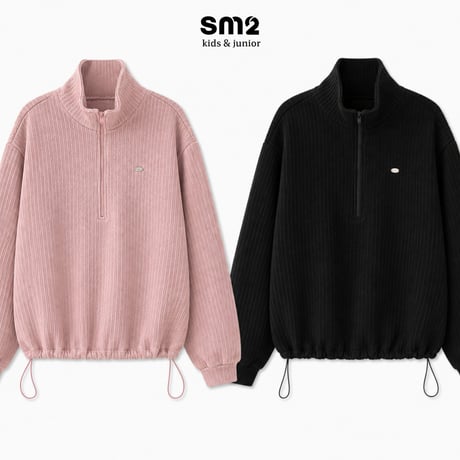 sm2/7. half string knit zipup 9-17