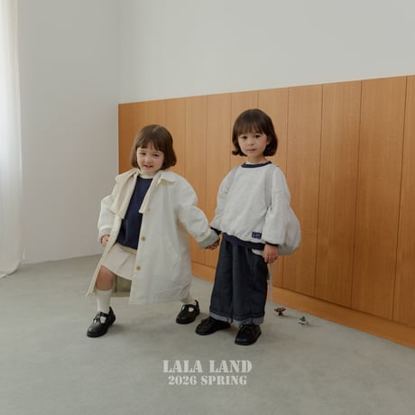 lalaland/18. waffle two color man-to-man XS-XL