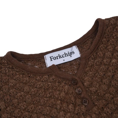 forkchips/33. bunny puff knit M-XL