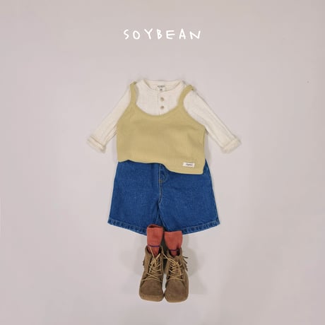 soybean/41. knit short bustier XS-XL