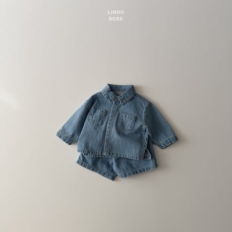 lindo/3. bebe denim shirt 1(3M-6M)-3(12M-18M)