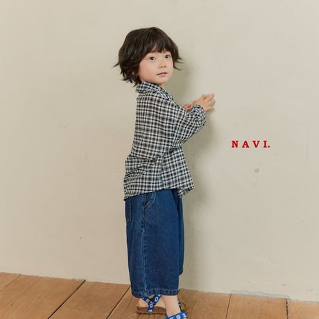 navi/8. kally denim - bermuda pants 2XL-JL