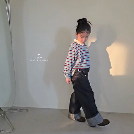 comma/7. dan collar T-shirt 110-130