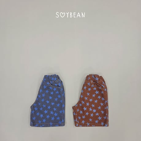 soybean/73. plan ) star bermuda pants XS-XL