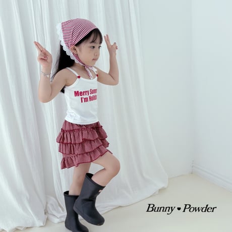 bunnypowder/123. check kangkang skirt pants S-XL