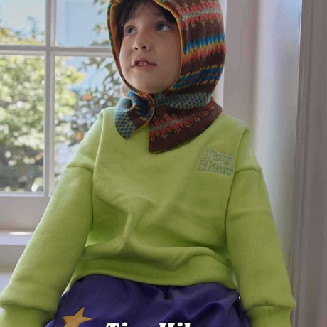tinyhiker/21. tie embroidery man-to-man XS-XL