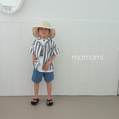 mamami/106. stripe summer shirt JS-JL