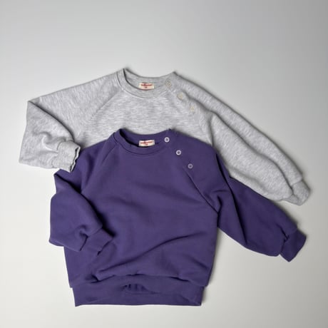 andbutter/4. Button Raglan Sweatshirt XS-XL