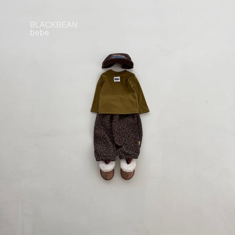 blackbean/16. leopard bebe pants S-M