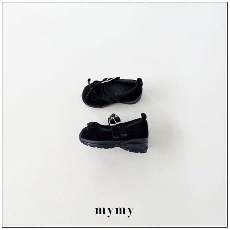 mymy/3. black rice shoes 140-200