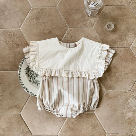 bebeholic/20. kozi fril suit S(3-6M)-L(12-18M)