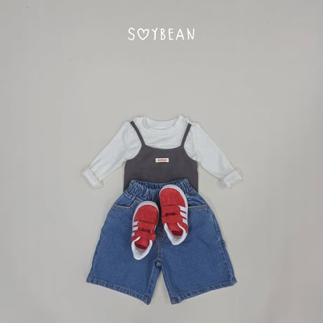 soybean/63. plan ) denim bermuda pants XS-XL