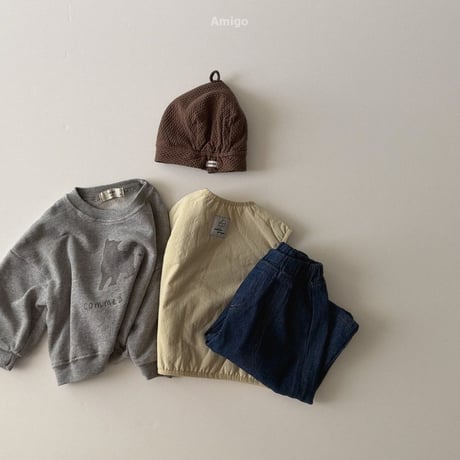 amigo/57. soft man-to-man XS-XL