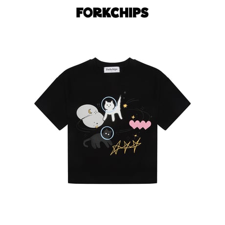 forkchips/71. cats T-shirt M-XL