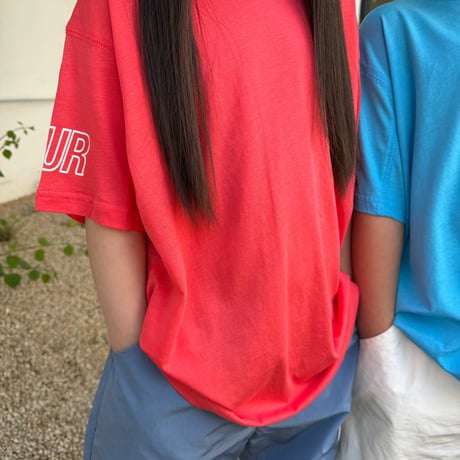 our/31. running logo T-shirt S-XL