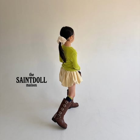 saintdoll/89. cotton bullon skirt XL-JM