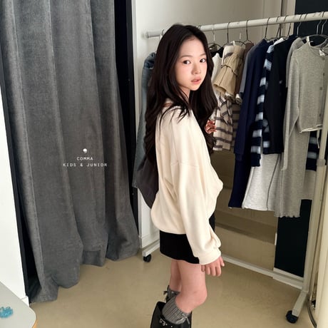 comma/87. open T knit 160-170
