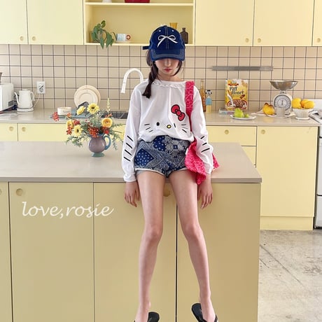 loverosie/80. cat vacance tee  L-XL