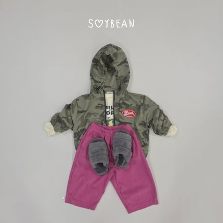 soybean/40. plan ) kamo hood windbreaker XS-XL