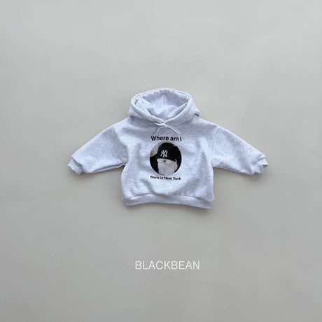 blackbean/43. beanie hood T-shirt S-XL