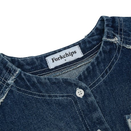 forkchips/81. bold denim shirt M-XL